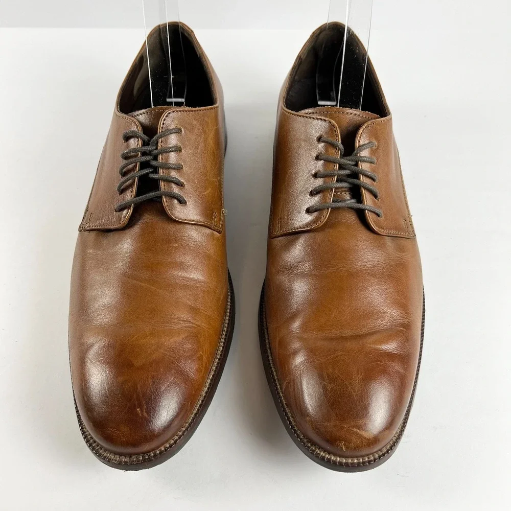 COLE HAAN  Benton Plain Oxford British Tan Men's Size 10.5 M‎ Dress Shoes C24118